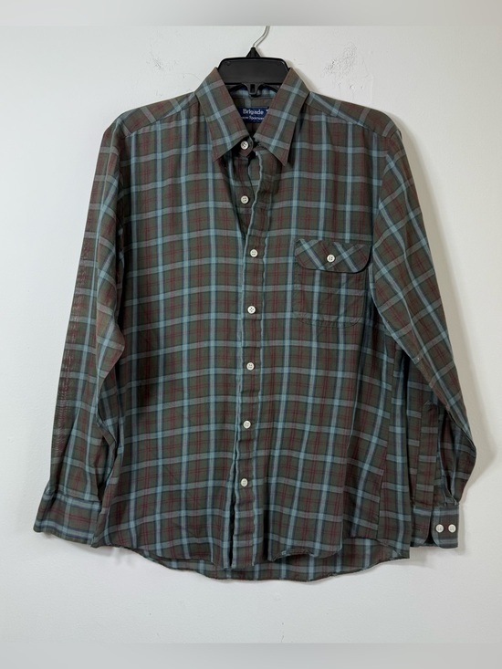 Brigade Other - Vintage 80s Brigade Arrow Sportswear Plaid Button Down Shirt Mens M